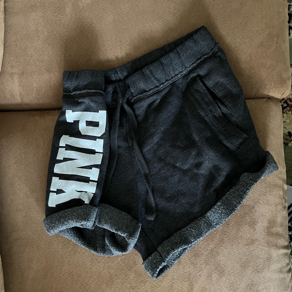 black shorts from pink